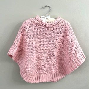 Little Girls Pink Poncho
